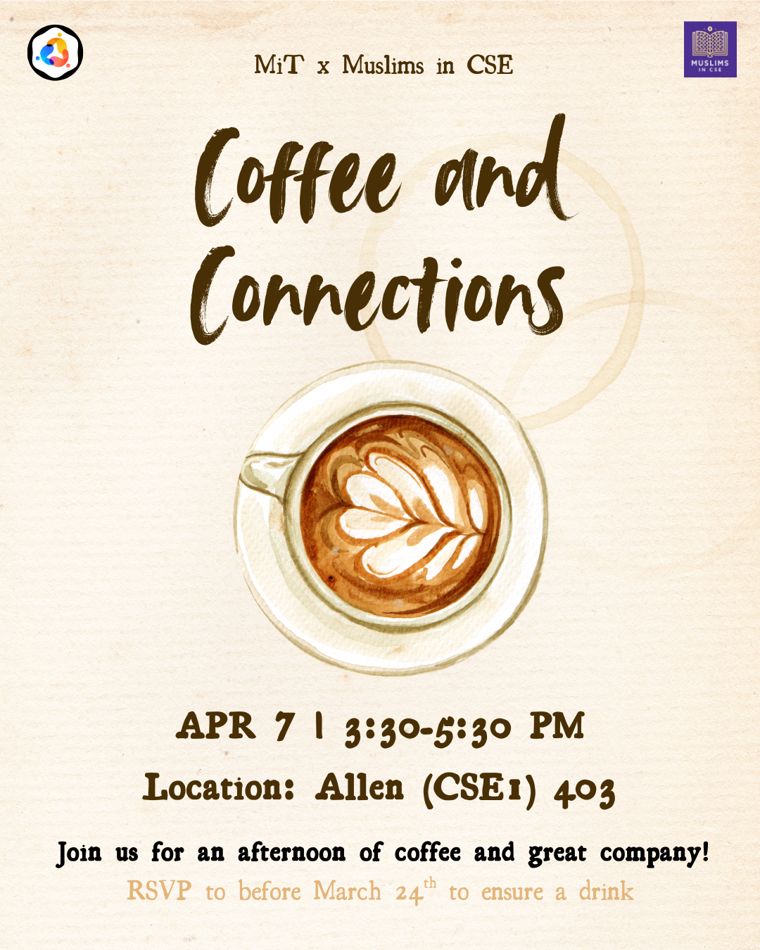 Coffee and Connections Graphic